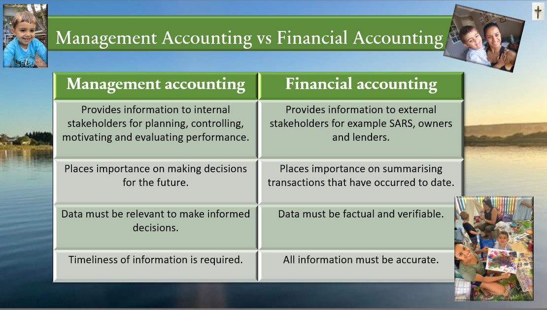 1 Accounting Theory - history, management, financial accounts, users, uses, GAAP, IFRS...