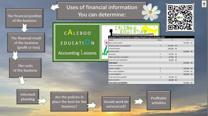 1 Accounting Theory - history, management, financial accounts, users, uses, GAAP, IFRS...